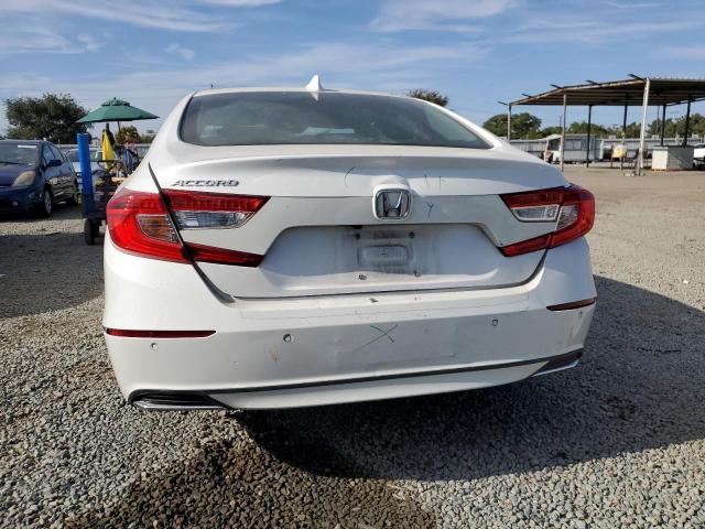 1HGCV1F52MA041237 - 2021 HONDA ACCORD EXL WHITE photo 6