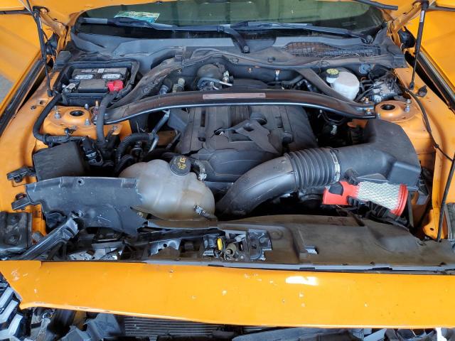 1FA6P8TH2K5199814 - 2019 FORD MUSTANG ORANGE photo 11