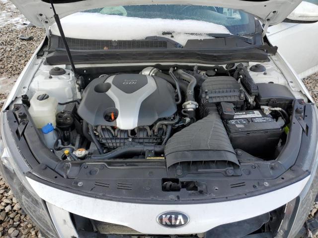 5XXGR4A63DG092398 - 2013 KIA OPTIMA SX WHITE photo 11