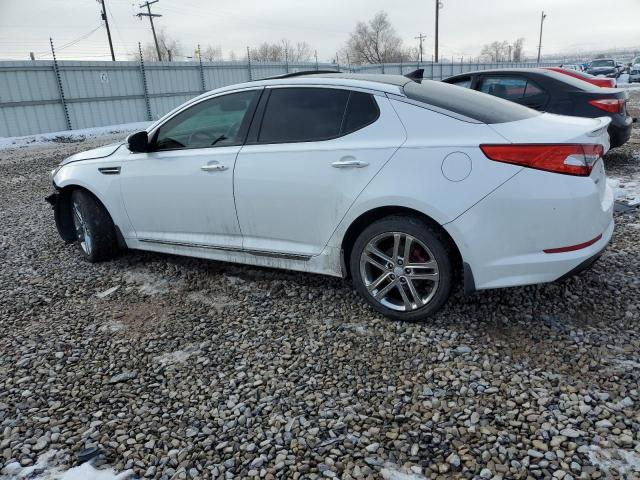 5XXGR4A63DG092398 - 2013 KIA OPTIMA SX WHITE photo 2