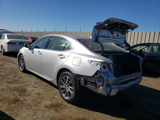 JTHBW1GG6G2106465 - 2016 LEXUS ES 300H SILVER photo 2