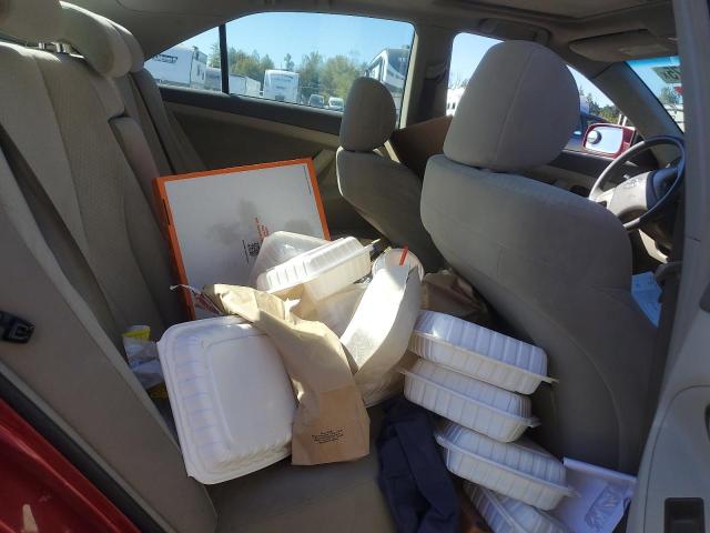 JTNBE46K873073826 - 2007 TOYOTA CAMRY CE Czerwony zdjęcie 10