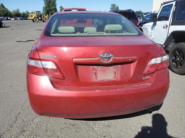 JTNBE46K873073826 - 2007 TOYOTA CAMRY CE Czerwony zdjęcie 6