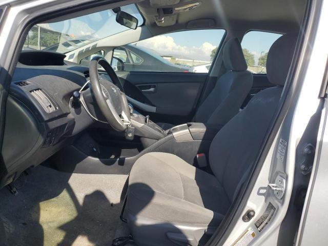 JTDKN3DU4F0452406 - 2015 TOYOTA PRIUS SILVER photo 7