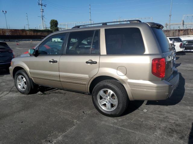 5FNYF18535B053842 - 2005 HONDA PILOT EXL TAN photo 2