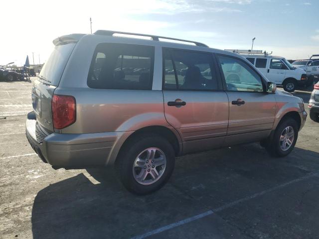 5FNYF18535B053842 - 2005 HONDA PILOT EXL TAN photo 3