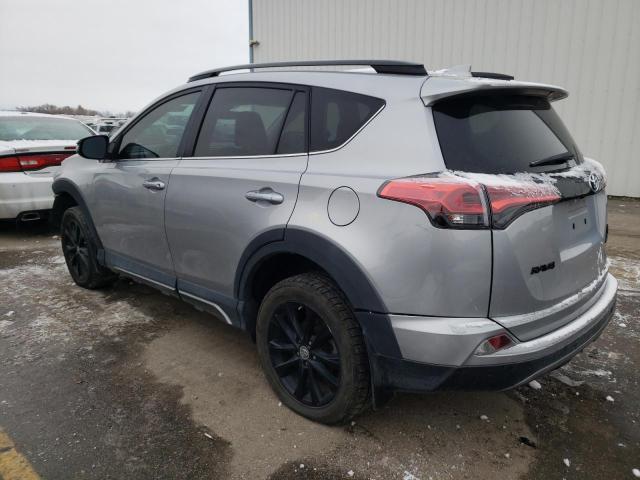 2T3RFREV3JW826983 - 2018 TOYOTA RAV4 ADVENTURE SILVER photo 2