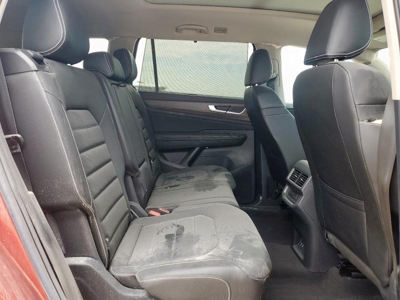 1V2BR2CA3RC533646 - 2024 VOLKSWAGEN ATLAS SEL Czerwony zdjęcie 11