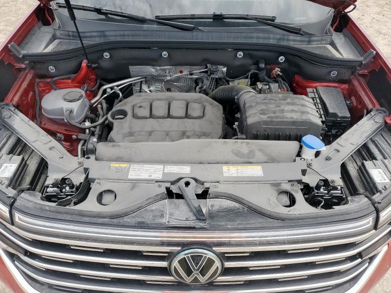 1V2BR2CA3RC533646 - 2024 VOLKSWAGEN ATLAS SEL Czerwony zdjęcie 12