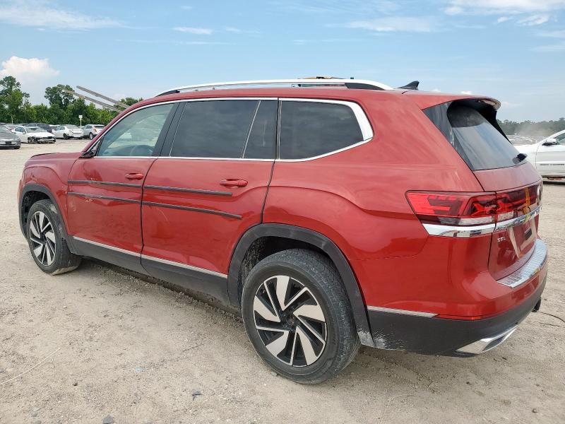 1V2BR2CA3RC533646 - 2024 VOLKSWAGEN ATLAS SEL Czerwony zdjęcie 2