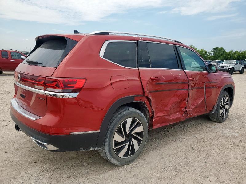 1V2BR2CA3RC533646 - 2024 VOLKSWAGEN ATLAS SEL Czerwony zdjęcie 3