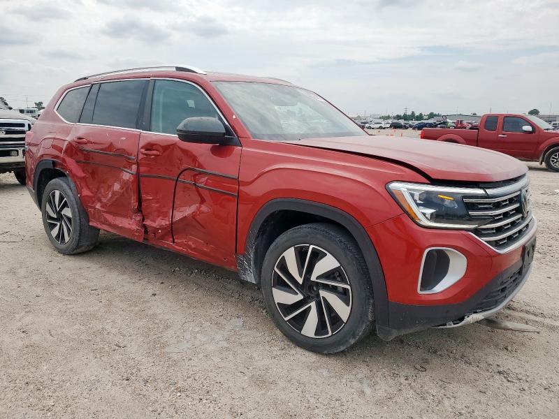 1V2BR2CA3RC533646 - 2024 VOLKSWAGEN ATLAS SEL Czerwony zdjęcie 4