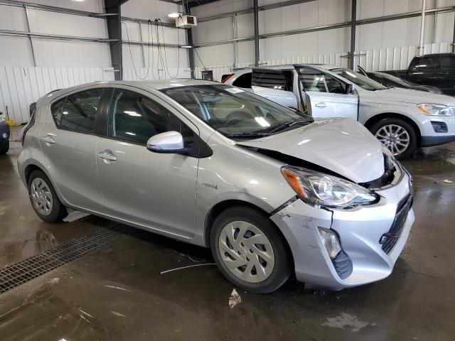 JTDKDTB30G1129690 - 2016 TOYOTA PRIUS C SILVER photo 4