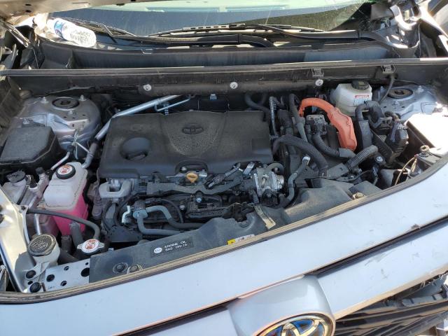4T3RWRFVXNU078351 - 2022 TOYOTA RAV4 XLE SILVER photo 12