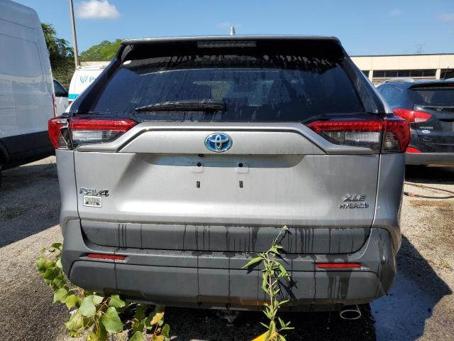 4T3RWRFVXNU078351 - 2022 TOYOTA RAV4 XLE SILVER photo 6
