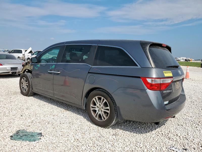 5FNRL5H61BB104098 - 2011 HONDA ODYSSEY EXL GRAY photo 2