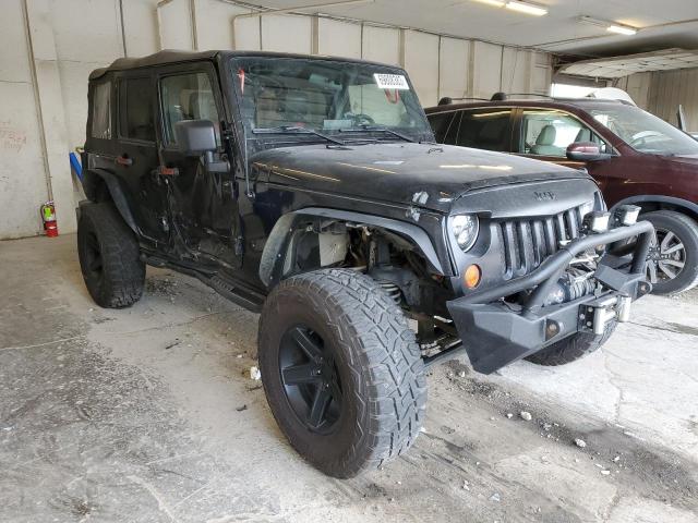 1J4GA59117L169368 - 2007 JEEP WRANGLER SAHARA BLACK photo 4