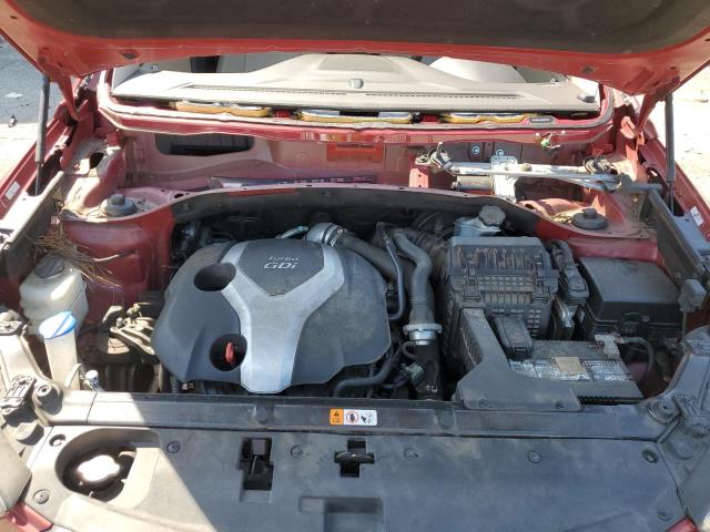 5XYZW3LAXDG076935 - 2013 HYUNDAI SANTA FE S 红色 照片 12