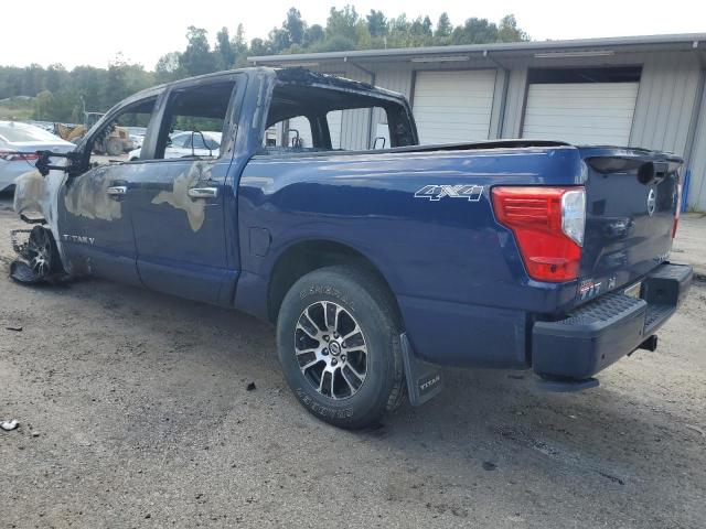 1N6AA1ED2LN501334 - 2020 NISSAN TITAN SV BLUE photo 2