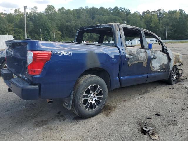 1N6AA1ED2LN501334 - 2020 NISSAN TITAN SV BLUE photo 3