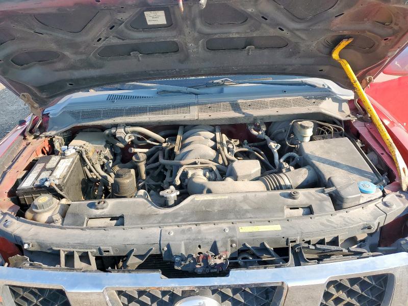 1N6BA07B36N564909 - 2006 NISSAN TITAN XE წითელი ფოტო 11