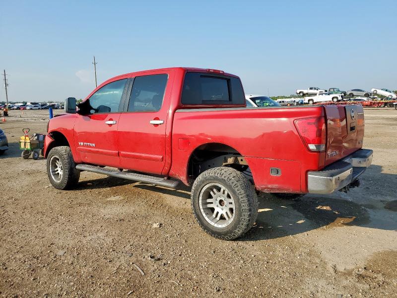 1N6BA07B36N564909 - 2006 NISSAN TITAN XE წითელი ფოტო 2