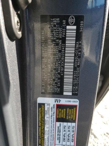 4T1BF3EK3BU208402 - 2011 TOYOTA CAMRY BASE GRAY photo 12