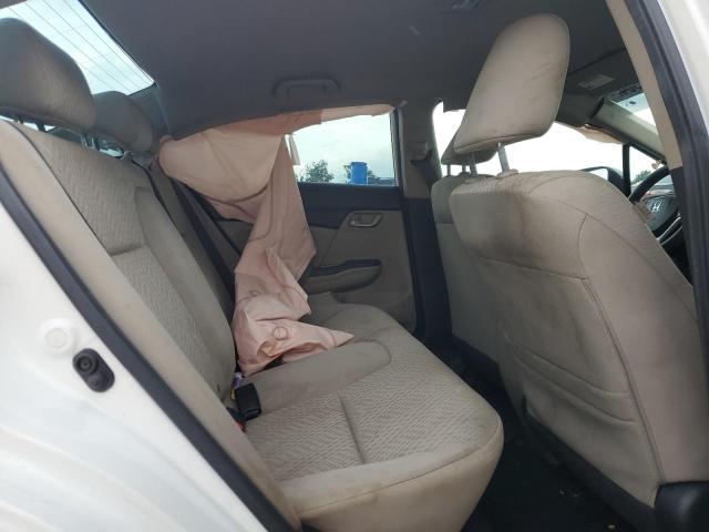 19XFB2F52EE013995 - 2014 HONDA CIVIC LX თეთრი ფოტო 10