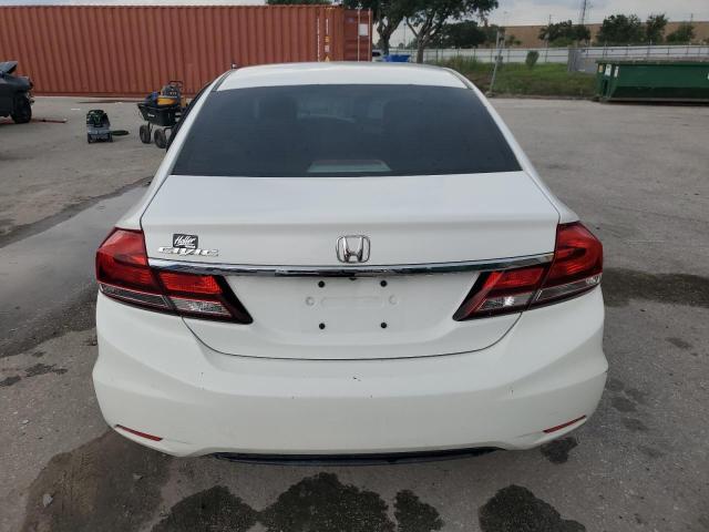 19XFB2F52EE013995 - 2014 HONDA CIVIC LX თეთრი ფოტო 6
