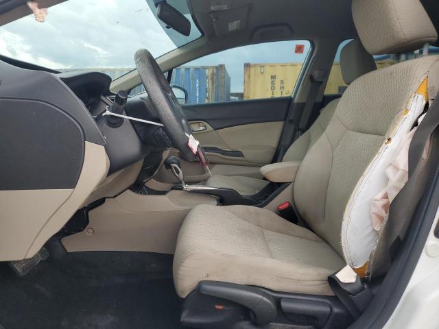 19XFB2F52EE013995 - 2014 HONDA CIVIC LX თეთრი ფოტო 7