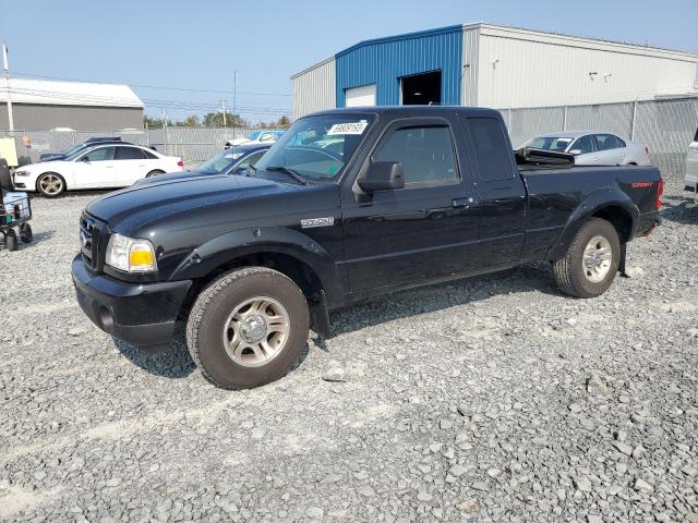 1FTKR4EE1APA27792 - 2010 FORD RANGER SUPER CAB BLACK photo 1