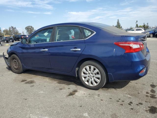 3N1AB7AP3HY230963 - 2017 NISSAN SENTRA S BLUE photo 2