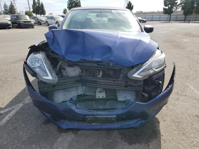 3N1AB7AP3HY230963 - 2017 NISSAN SENTRA S BLUE photo 5