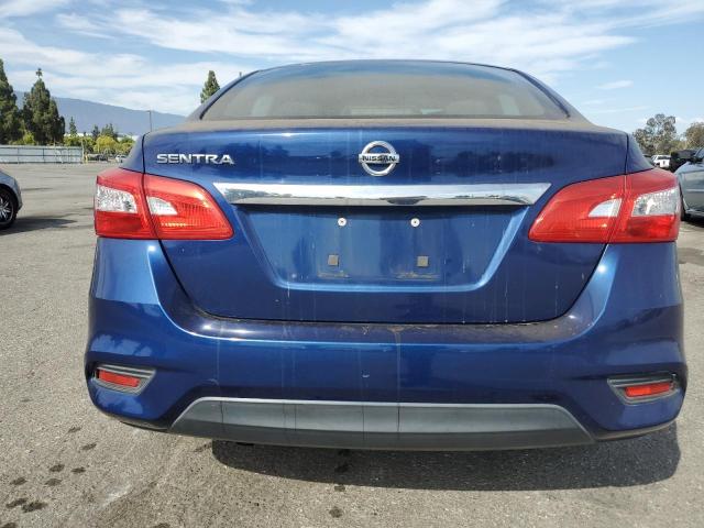 3N1AB7AP3HY230963 - 2017 NISSAN SENTRA S BLUE photo 6