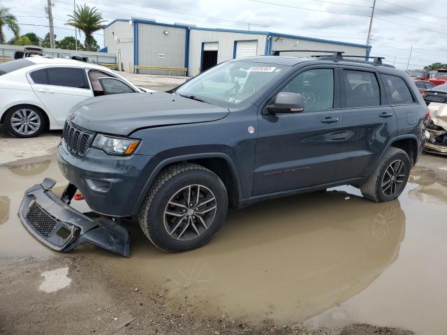 1C4RJFLG0JC136676 - 2018 JEEP GRAND CHER TRAILHAWK GRAY photo 1