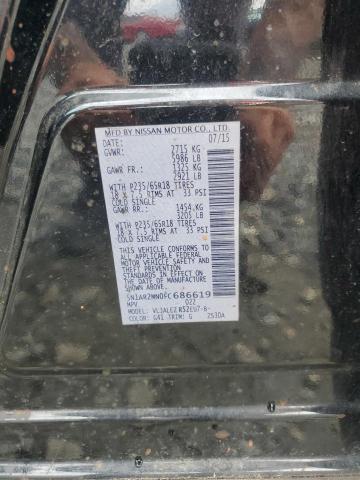 5N1AR2MN0FC686619 - 2015 NISSAN PATHFINDER S BLACK photo 13