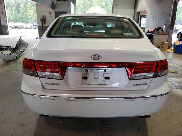 KMHFC46F08A288320 - 2008 HYUNDAI AZERA SE WHITE photo 6