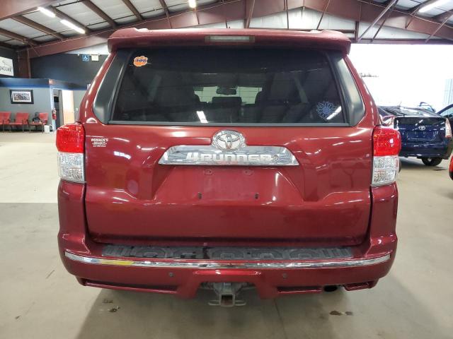 JTEZU5JR5B5014385 - 2011 TOYOTA 4RUNNER SR5 RED photo 6