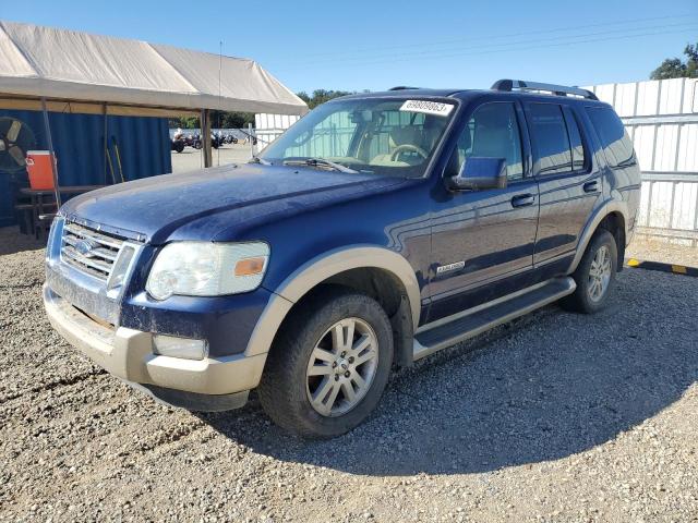 1FMEU74E67UB81452 - 2007 FORD EXPLORER EDDIE BAUER BLUE photo 1