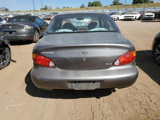 KMHJF35F7YU055238 - 2000 HYUNDAI ELANTRA GLS GRAY photo 6