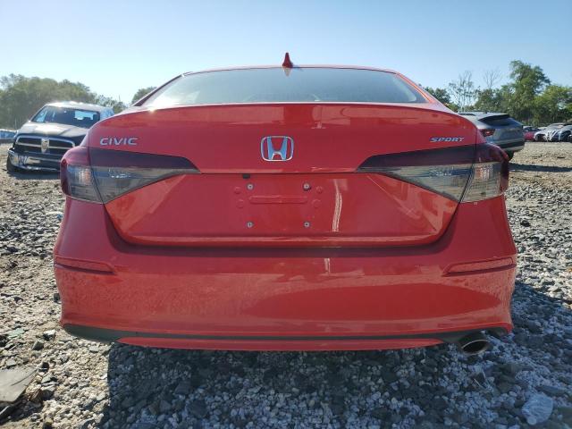 2HGFE2F56SH579778 - 2025 HONDA CIVIC SPORT RED photo 6