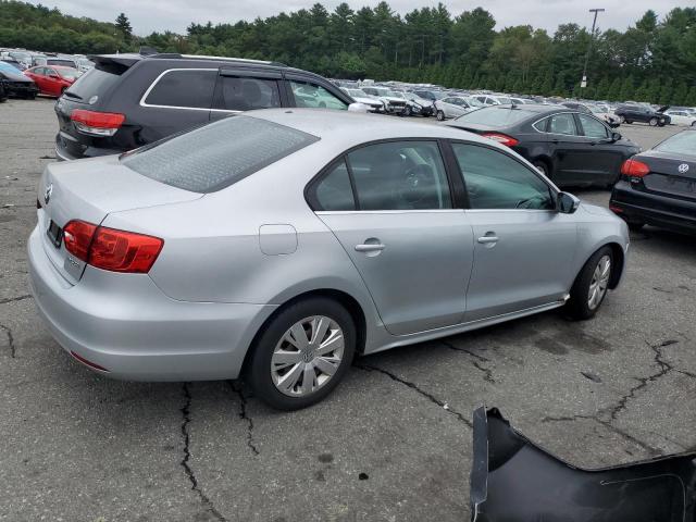 3VWDZ7AJ9BM361201 - 2011 VOLKSWAGEN JETTA SE SILVER photo 3