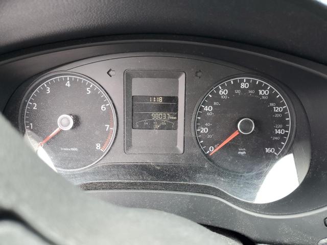 3VWDZ7AJ9BM361201 - 2011 VOLKSWAGEN JETTA SE SILVER photo 9