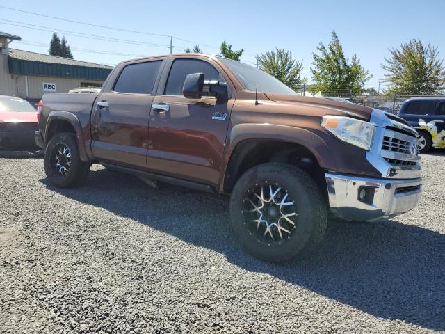 5TFAY5F17EX406270 - 2014 TOYOTA TUNDRA CREWMAX PLATINUM BROWN photo 4