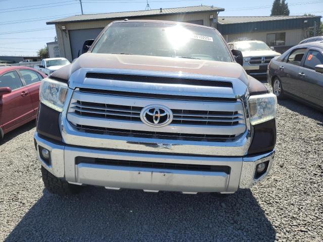 5TFAY5F17EX406270 - 2014 TOYOTA TUNDRA CREWMAX PLATINUM BROWN photo 5