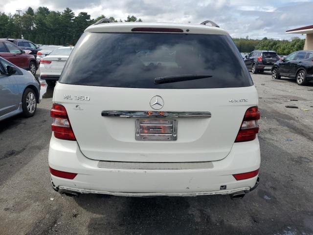 4JGBB8GB8BA719885 - 2011 MERCEDES-BENZ ML 350 4MATIC WHITE photo 6