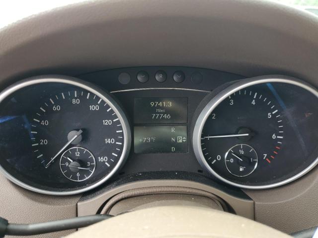 4JGBB8GB8BA719885 - 2011 MERCEDES-BENZ ML 350 4MATIC WHITE photo 9