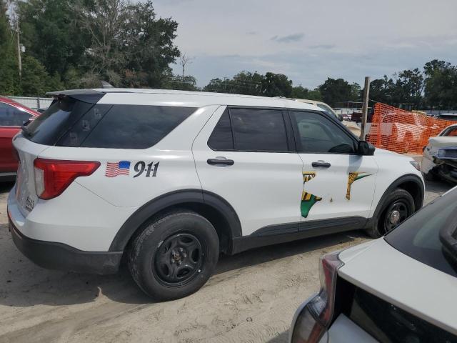 1FM5K8AB5PGB12885 - 2023 FORD EXPLORER POLICE INTERCEPTOR Ақ фото 3