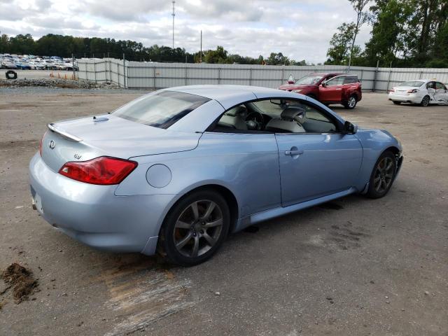 JNKCV66E59M722993 - 2009 INFINITI G37 BASE BLUE photo 3