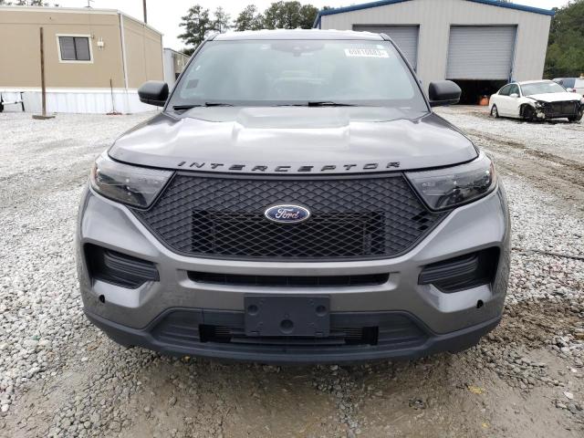 1FM5K8AC6NGA09965 - 2022 FORD EXPLORER POLICE INTERCEPTOR Сұр фото 5